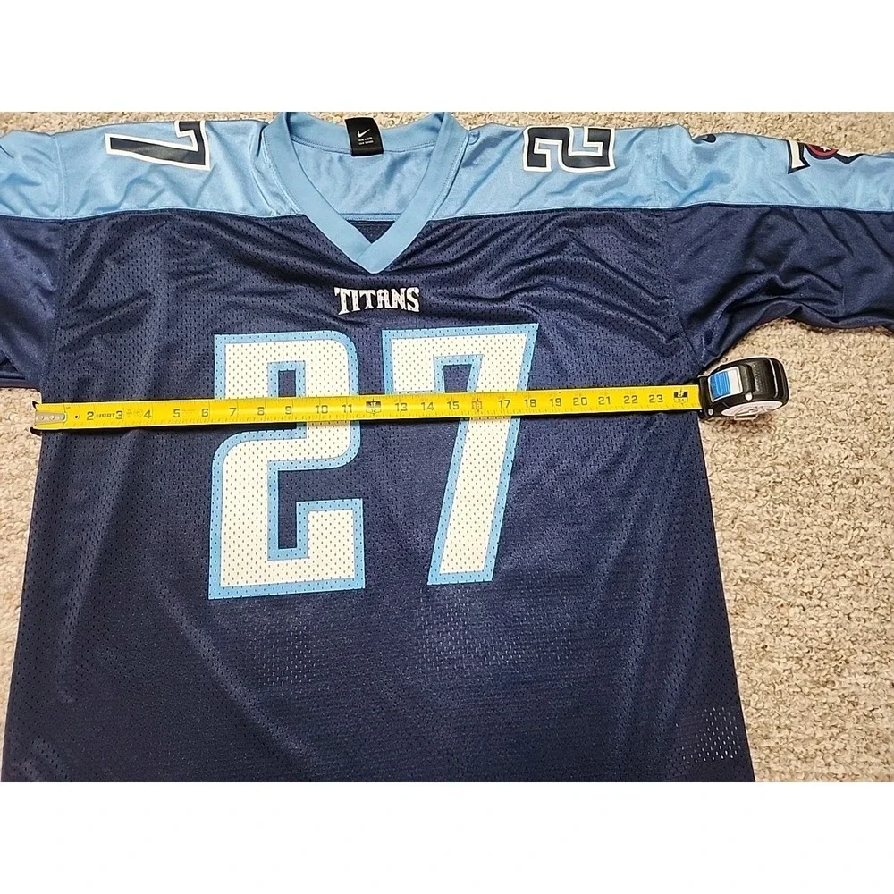 VTG Y2K Nike NFL Tennessee Titans Eddie George #27 Jersey Retro Mens XL EUC Rare